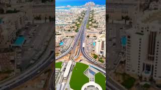 Amazing  view Dubai Palm Jumeirah, #youtube #dubai #UAE #expo #followme #like #vlog #short #trending