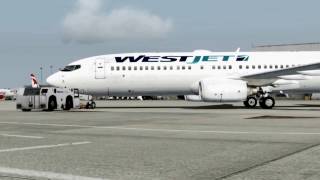 WestJet 737-800 Departure Toronto