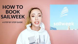 How to book SailWeek for 2022