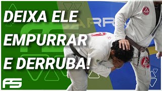 Enterrando o Oponente no Single Leg (Queda Jiu Jitsu)