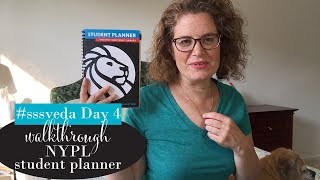 #sssveda Day Four, 2017-18 NYPL Student Planner Review, New York Public Library Academic Planner