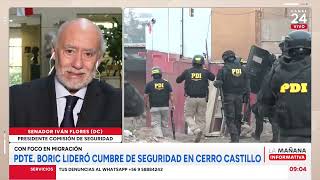 Senador Iván Flores en 24 hrs: "Las cárceles son hoy día una bomba de tiempo"