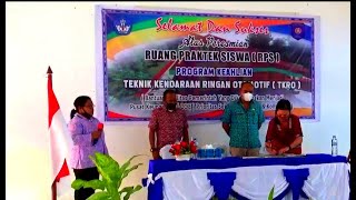 Peresmian Gedung COE SMK Negeri 6 Kepulauan Tanimbar Provinsi Maluku