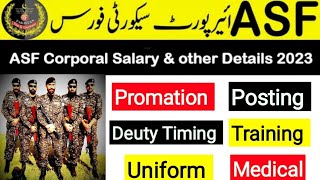 Asf new update 2023 | Asf promotion tranning medical uniform information | Latest jobs 2023 | jobs