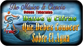 DATOS Y CIFRAS QUE DEBES CONOCER SOBRE EL AGUA