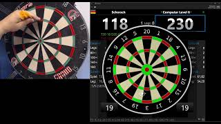 Schorsch vs DartsScorer  3-1 #video #videos #180 #darts