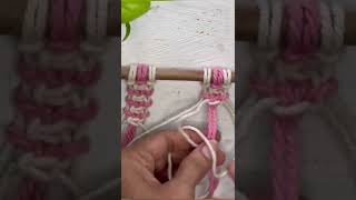 Macrame pattern tutorial 4 #shorts #macrametutorial #macramepattern #macrameart