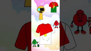 Painting color Incredibox Sprunki - TEST IQ- Play Cr7 logo WHICH COLOR.....? #shorts