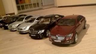 Mercedes 1:18 collection cls and s-class