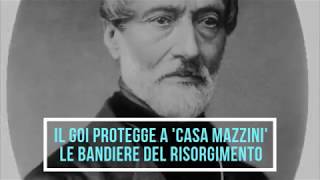 Il Goi protegge a Casa Mazzini le bandiere del Risorgimento