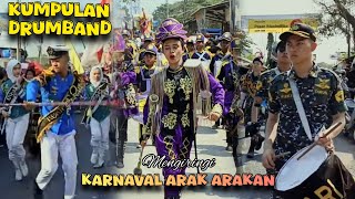 KUMPULAN DRUMBAND dalam mengiringi KARNAVAL ARAK ARAKAN CIREBON