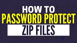 How To Create Password Protected Zip Folder | Secure Zip Files