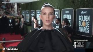 E! GlamBOT at the Golden Globe Awards 2018