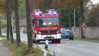 [Einsatzfahrt] HLF 20/16 &  B-Dienst zu FeuerMiG in Gronau