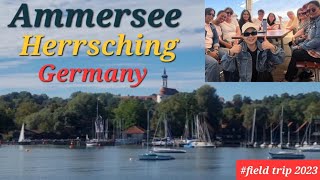 field trip 2023 with co-worker in Ammersee Herrsching Germany / Walking bonding, boat trip and etc.