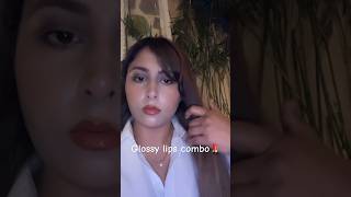 Lipstick combo 💄#beauty #ytshortsindia #lipcombo #makeup #glossylips#viralvideo #fashion