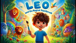 Leo and the magical paintbrush | Magical English story for kids