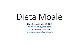 Dieta Moale - Post Operative Soft Diet