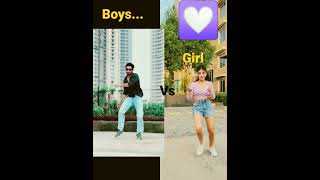 #Boy Vs Girl #Faizu Vs Khushi Punjaban..on same tone See who is best here 🤩 # Shorts