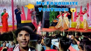 bihu function in koraya 2022 | meet-up with my favourite youtubers