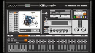 Kitton Stylist VSTi -  GM Compatible Drum Machine - Styles Demonstration (No Talking)