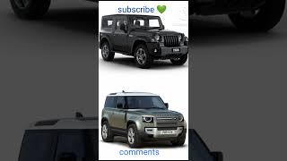 Mahindra Thar vs Mahindra Scorpio N #sorts #trending #viralvideo