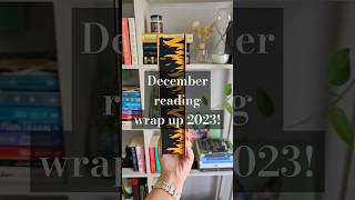 December reading wrap up 2023! #readingwrapup #reading #booktube #books #bookwrapup #shortsfeed