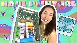 HAUL PEINTURE : OUI JE ME MET ENFIN À LA PEINTURE !! Go devenir une artiste