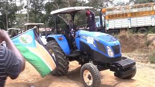 Kitui CECM for Agriculture & Livestock, Stephen Kimwele, during the flagging-off exercise