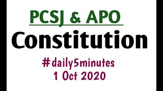 Constitution | most important MCQS for Judiciary and APO #pcsj #apo