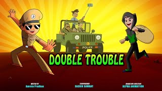 LITTLE SINGHAM NEW EPISODE || DOUBLE TROUBLE PART 1 || @Arezox || #cartoon #littlesingham