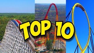 Top 10 BEST Roller Coasters at Kings Dominion (2024)