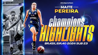 Maite Pereira - Brasileiro 2024 (Sub 23, Sao José, Brasil) #champions