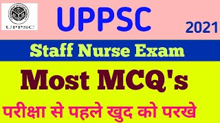 UPPSC staff nurse important questions #uppsc_staff_nurse