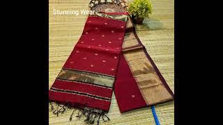 Maheshwari Cottonsilk Sarees @Stunningwear