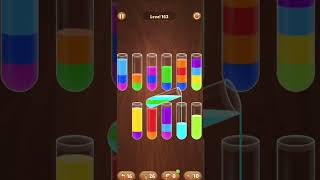 sort colors water#water sort video normal gameplay top level up game's#163#puzzle#hallmark