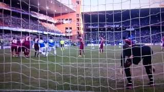 Sampdoria - Roma Samson goal