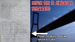 Info Terkini ||Seseorang nekat melompat dari Jembatan Suramadu ||Bunuh diri