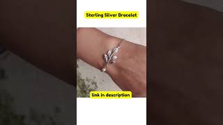 Sterling Silver Bracelet Available on Amazon #short #shortfeed #fyp#homemakersakhi