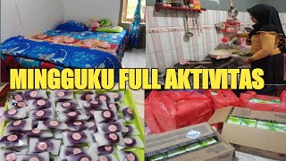 Weekend Produktif ‼️Aktivitas dirumah lanjut Bantu Ibu yg lagi ada orderan Snack Box #dailyvlog