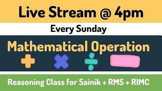 Mathematical Operation #reasoning #tricks #mathematics #logicalreasoning