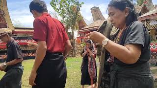 Prosesi Penerimaan Tamu di Bonoran. Ritual Rambu Solo' TORAJA