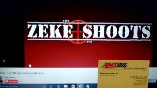 Zeke Shoots Does An Independant Amsoil Gun Cleaner and Protectant/ Lube Vid