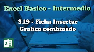 3.19. Ficha Insertar - Insertar Grafico combinado en Excel