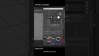 06.Maya -Setup Lights: Shadow color