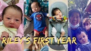 Riley's First Year - From new born to one year old