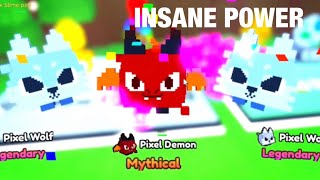 I got insane luck on the new best egg in pet sim x!! ( got mythical first try)