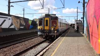 MSCR 981+NMBS MS73 743 vertrekken van Antwerpen-Berchem