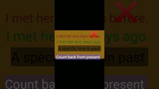 common mistakes /ago or before /corrections /English grammar /@englishtutorial9237