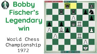 Bobby Fischer’s Legendary Win | Fischer vs Spassky 1972 World Chess Championship | Prodigy Pawn